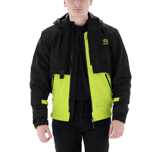 Alpinestars Mootant Waterproof Textile Jacket - Lime Punch / Black
